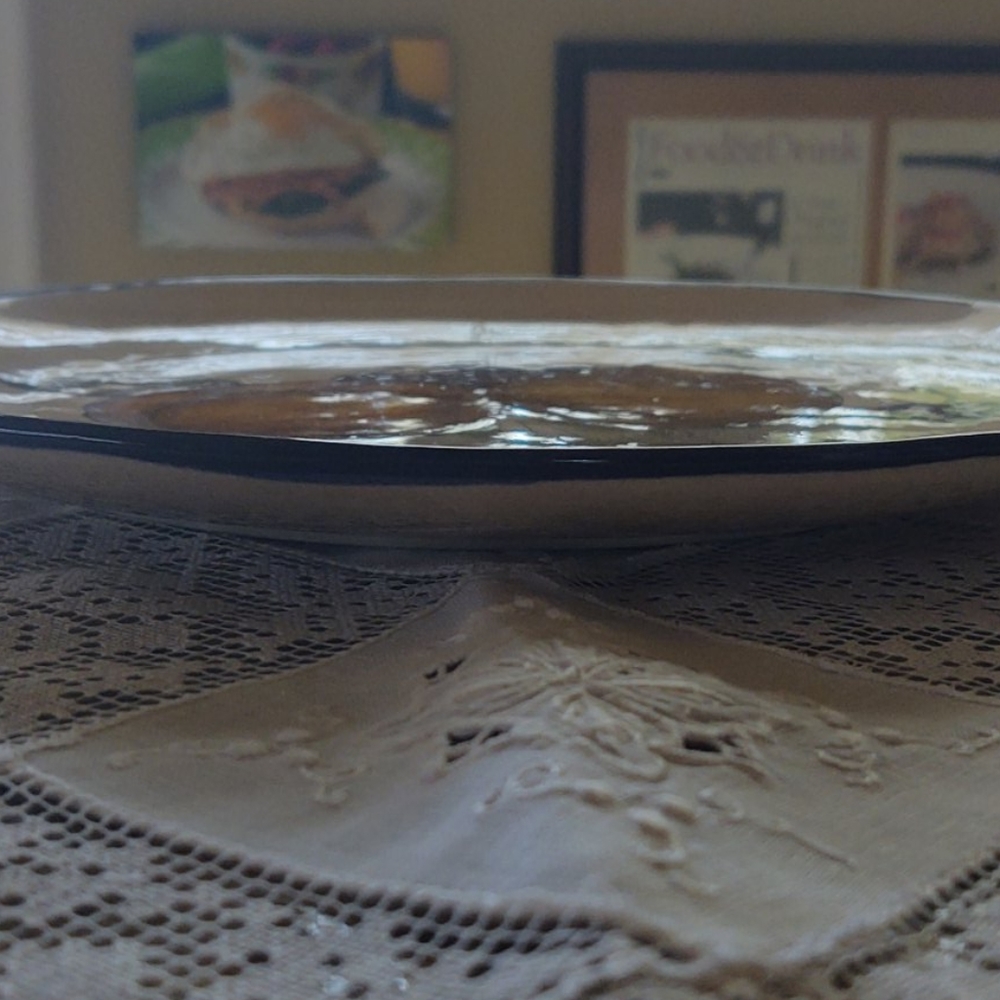 Mexican made ceramic colorful platter - Picture 4 of 4